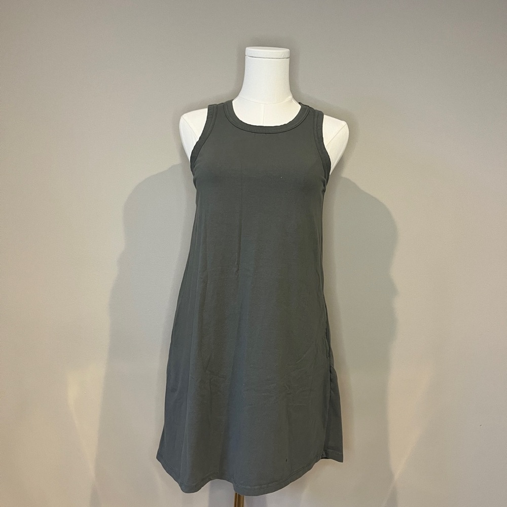 Olive Green Tank Top Dress